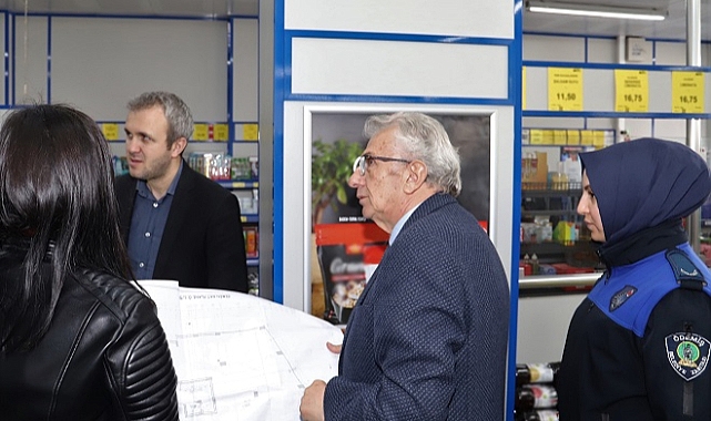 Ödemiş Belediyesi’nden zincir market şubelerinde kolon denetimi