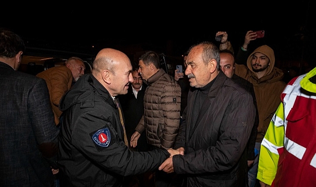 Soyer deprem ve selden etkilenen kardeş belediye Tut'u ziyaret etti