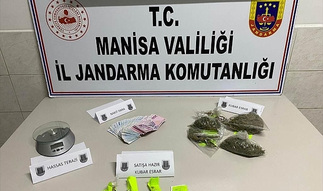 Akhisar'da uyuşturucu ve sahte para operasyonlarında 3 kişi tutuklandı