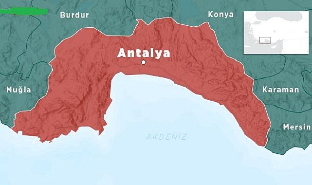 Antalya'da 4,1 büyüklüğünde deprem