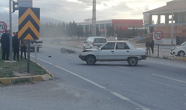 Baba ile oğlunu kaza ayırdı