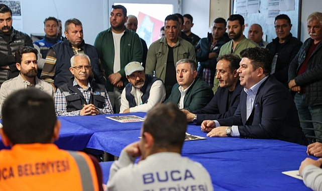 Başkan Kılıç, belediye personeli ile bayramlaştı