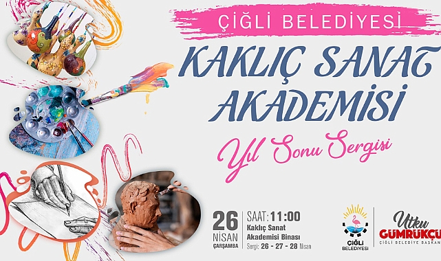 Çiğlili Kursiyerlerden Yıl Sonu Sergisi