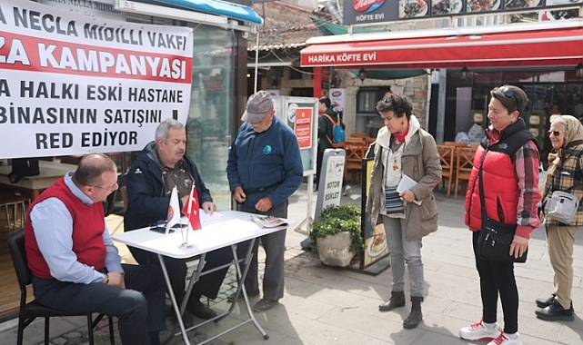 Foçalılardan İmza Kampanyası