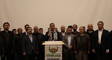 Gaziantep'te 'Gönüllü Kuruluşlar'dan İsrail'e Tepki
