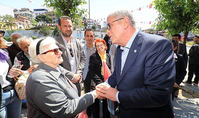 İYİ Partili Dervişoğlu Konak’ı karış karış gezdi