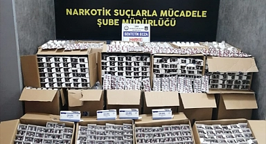İzmir'de 105 bin sentetik ecza ele geçirildi, 1 kişi tutuklandı