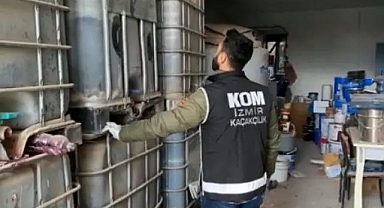 İzmir'de 46 bin litre karışımlı akaryakıt ele geçirildi