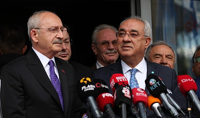 Kılıçdaroğlu, Dsp Genel Başkanı Önder Aksakal İle Görüştü