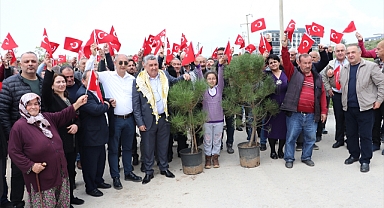 Menemen'deki hafriyat tesisine mahalleliden tepki