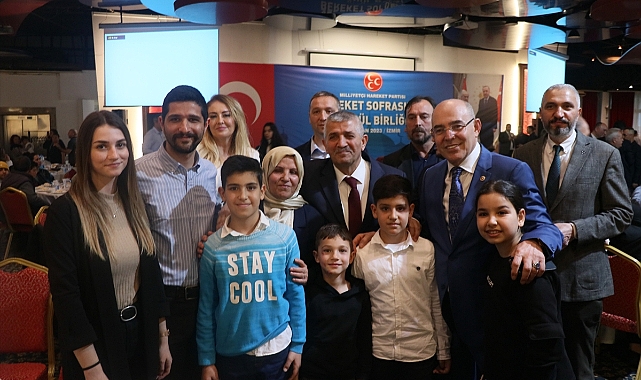 MHP İzmir'de depremzedelerle iftarda buluştu