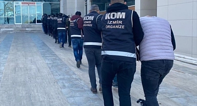 Suç örgütüne yönelik operasyonda 9 şüpheli tutuklandı