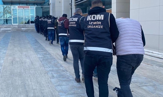Suç örgütüne yönelik operasyonda 9 şüpheli tutuklandı