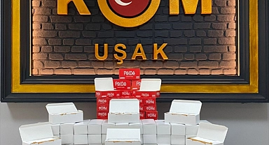 Uşak'ta 40 bin bandrolsüz makaron ele geçirildi
