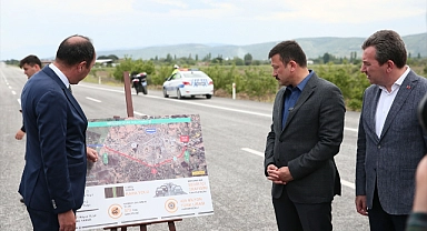 AK Parti'li Dağ, Bergama Çevre Yolu'nda incelemede bulundu