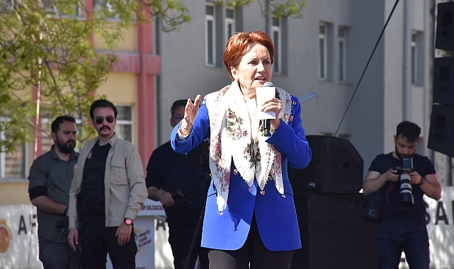 Akşener, Afyonkarahisar mitinginde konuştu