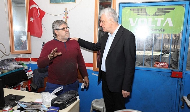 Başkan Engin Esnafın Sesine Kulak Verdi