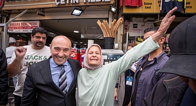 Başkan Soyer Kemeraltı’nda devam eden çalışmaları inceledi