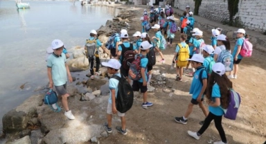 Bodrum'da öğrencilere 'çevre' bilinci aşılanıyor