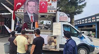 Cumhurbaşkanın seçim zaferini lokma döktürerek kutladı