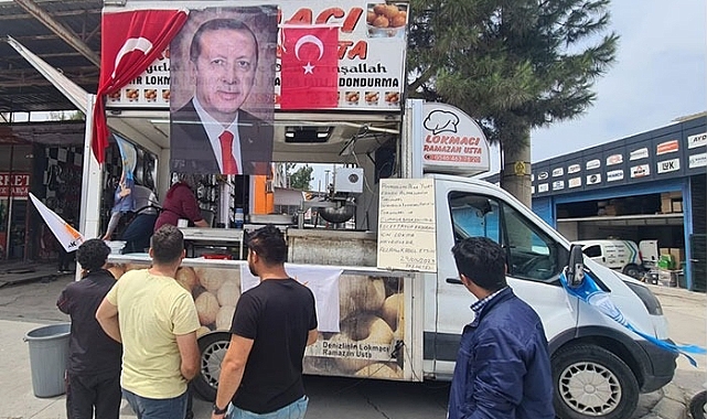 Cumhurbaşkanın seçim zaferini lokma döktürerek kutladı