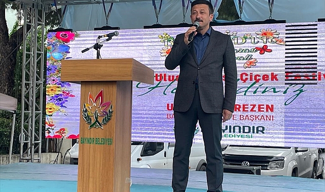 Dağ, Bayındır 24. Uluslararası Çiçek Festivali'nde konuştu