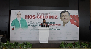 Davutoğlu, Denizli'de konuştu