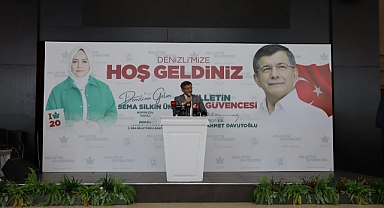 Davutoğlu, Denizli'de konuştu