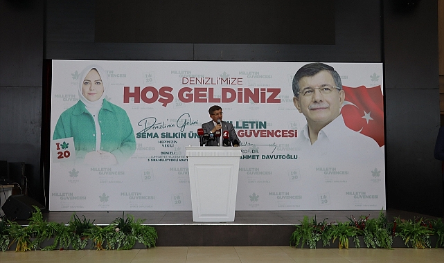 Davutoğlu, Denizli'de konuştu