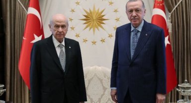 Erdoğan Bahçeli ile bir araya geldi