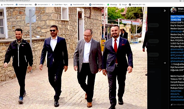 Foça Kaymakamına Tepki