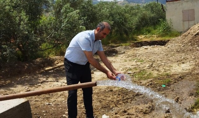 Manisa Alaşehir'de saniyede 15 litre verimli yeni sondaj