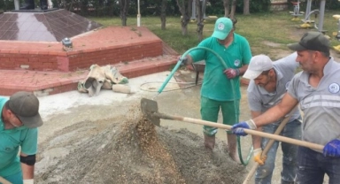 Milas'ta üstyapı çalışmalarına devam