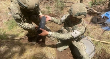 MSB: Teröristlere ait 73 havan mühimmatı ele geçirildi