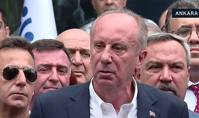 Muharrem İnce: Adaylıktan çekiliyorum