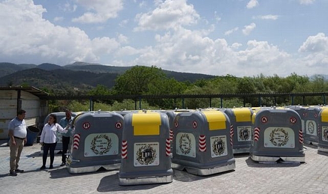 'Temiz çevre temiz Milas' seferberliği... Muğla'ya akıllı konteynerler yerleştiriliyor