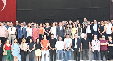 Başkan İduğ, personeliyle bayramlaştı