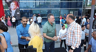 Başkan Sandal personeliyle bayramlaştı