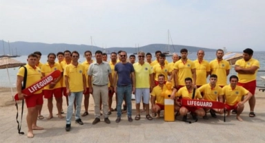 Bodrum Belediyesi'nden cankurtaran eğitimi
