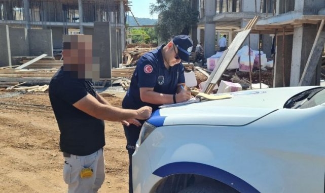 Bodrum'da inşaat denetimleri sürüyor