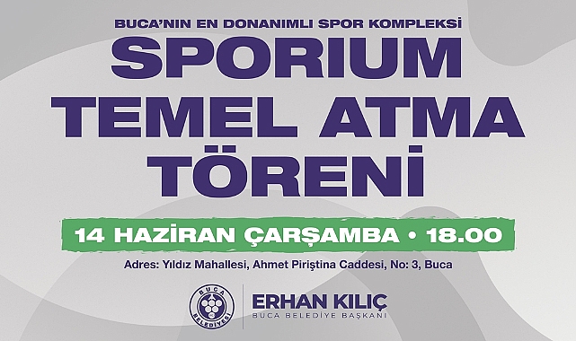 Buca’nın dev spor kompleksi için ilk adım