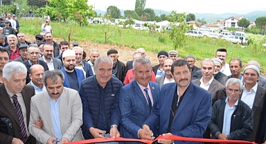 Demirci Söğütcük'de Yeni Yapılan Camii Dualarla  İbadete Açıldı