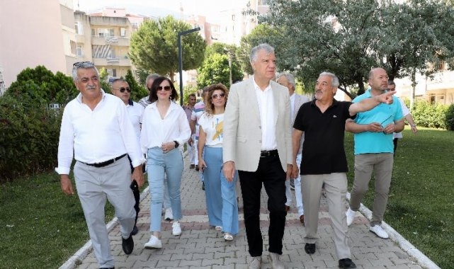 Başkan Engin'den mahalle gezilerine devam