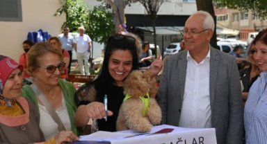 Karabağlar'da can dostlar kermes