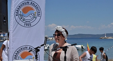 Karaburun'da  'Mavi Bayram'