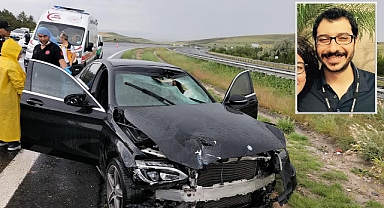 Otoyolda fırlayan taş sürücünün ölümüne neden oldu