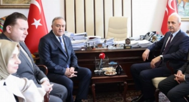 TBMM Başkan adayı Kurtulmuş'tan partilere ziyaret