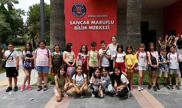 Yaz tatilinde  Sancar Maruflu Bilim Merkezi’ne