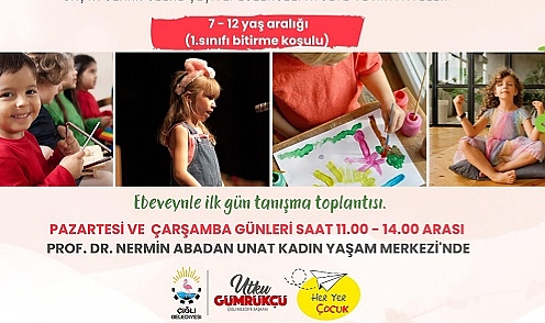 Çiğli’de Çocuk Atölyeleri Kuruluyor