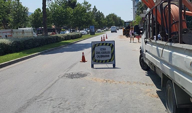 İZSU Balçova’da taşkın riskine karşı önlem alıyor